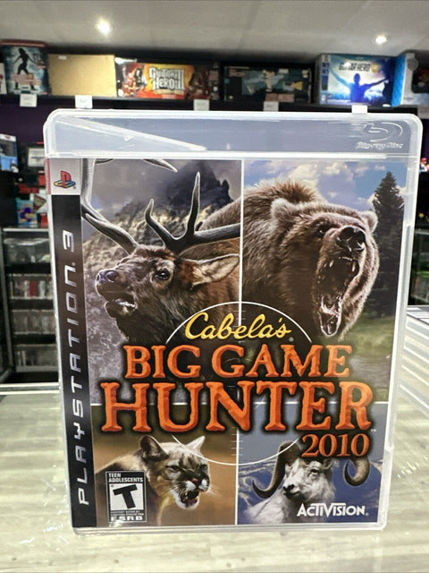 CABELA'S BIG GAME HUNTER 2010 (Sony PlayStation 3, 2009) Complete Tested!