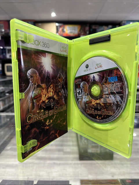 Kingdom Under Fire: Circle of Doom (Microsoft Xbox 360) CIB Complete Tested!
