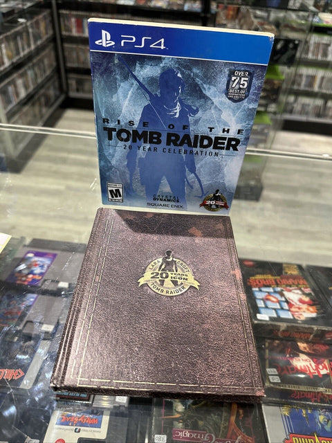 Rise of the Tomb Raider 20 Year Celebration (PlayStation 4) PS4 Artbook Editon