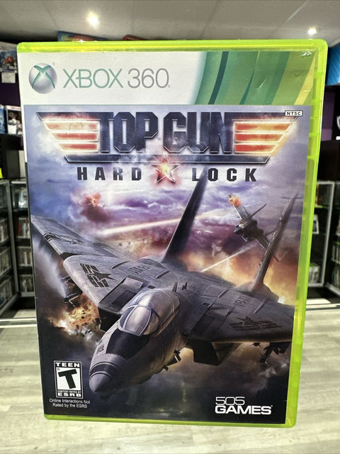 Top Gun: Hard Lock (Microsoft Xbox 360, 2012) CIB Complete Tested!