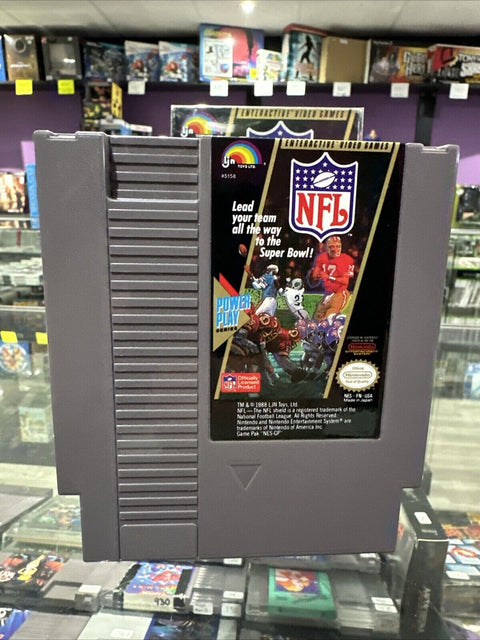 NFL Football In Box Nintendo NES Game 1988 Tested!