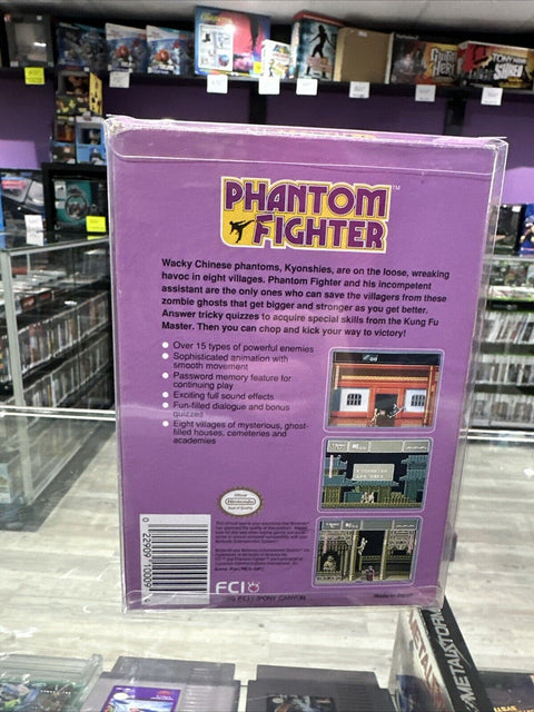 Phantom Fighter (Nintendo Entertainment System, 1990) NES In Box - Tested!