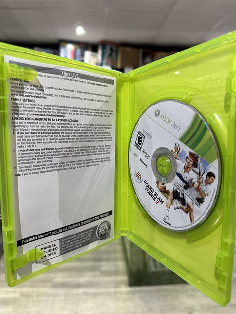 Grand Slam Tennis 2 (Microsoft Xbox 360, 2012) CIB Complete Tested!
