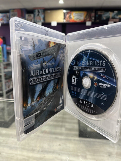 Air Conflicts: Pacific Carriers (Sony PlayStation 3, 2013) PS3 Complete CIB
