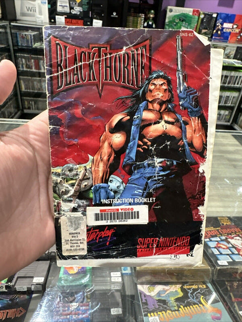 Blackthorne (Super Nintendo SNES, 1994) CIB Complete Tested!
