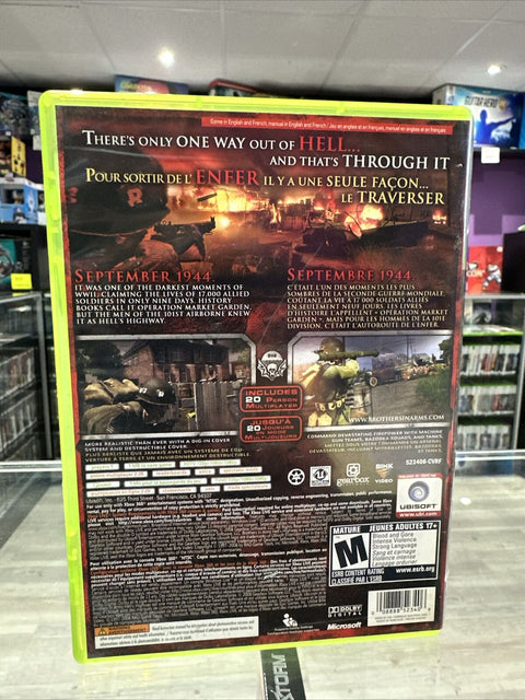 Brothers in Arms: Hell's Highway (Microsoft Xbox 360, 2008) Complete Tested!