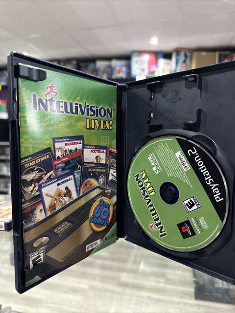 Intellivision Lives (Sony PlayStation 2) PS2 CIB Complete *water damaged cover*