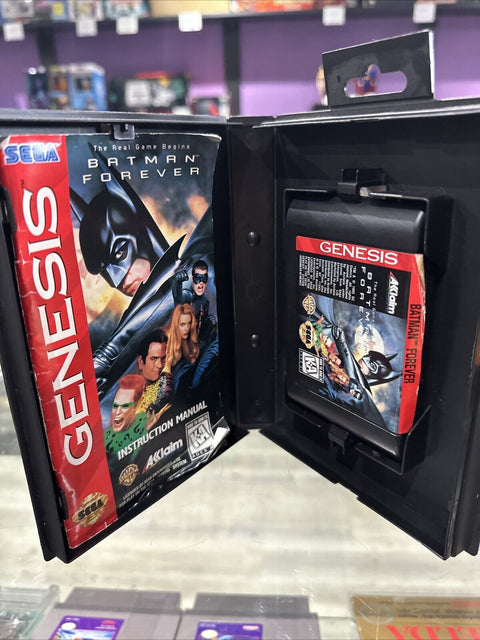 Batman Forever (Sega Genesis, 1995) CIB Complete Tested!