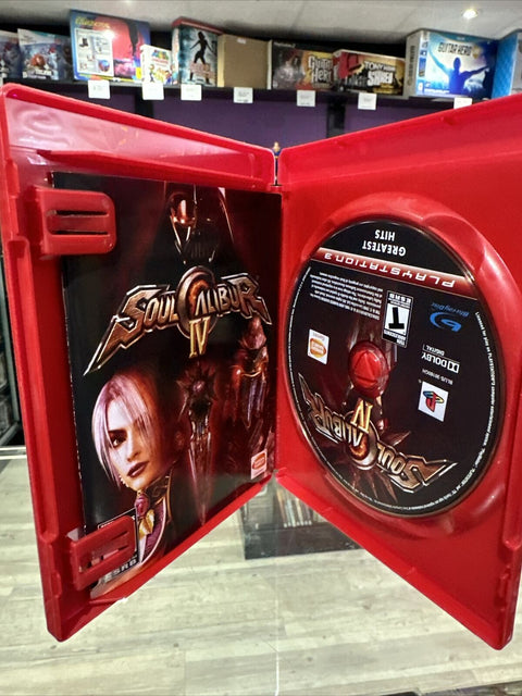 Soul Calibur IV (Sony PlayStation 3, 2008) Greatest Hits PS3 Complete Tested!