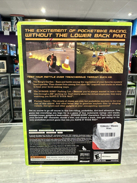 Pocketbike Racer (Microsoft Xbox 360, 2006) CIB Complete Tested!