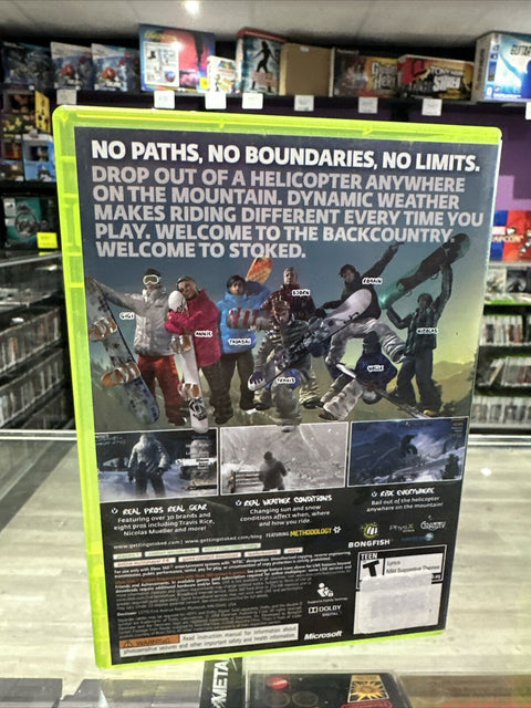 Stoked (Microsoft Xbox 360, 2009) CIB Complete Tested!