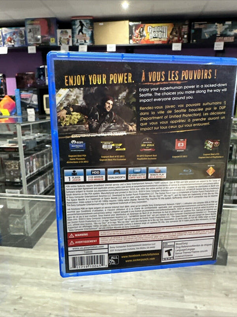 inFamous Second Son (Sony PlayStation 4, 2014) PS4 Tested