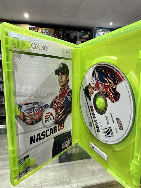 NASCAR 09 (Microsoft Xbox 360, 2008) CIB Complete Tested!