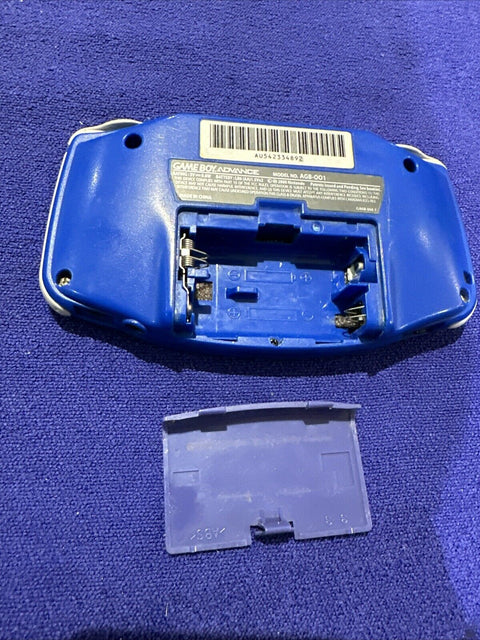 Nintendo Game Boy Advance Toys R Us Edition Blue GBA Complete New Battery Cover