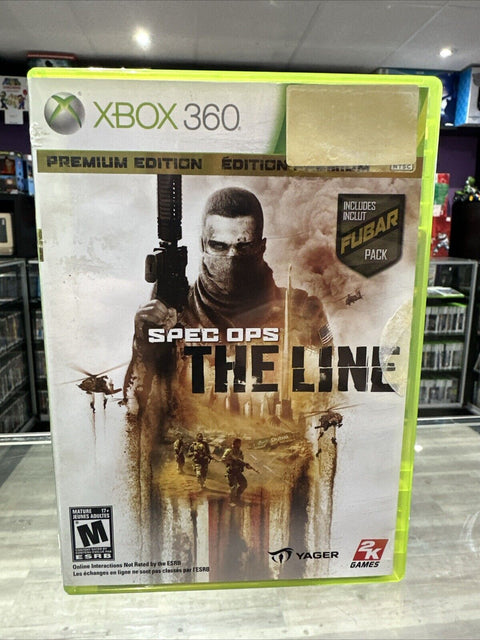 Spec Ops: The Line -- Premium Edition (Microsoft Xbox 360, 2012) Complete Tested