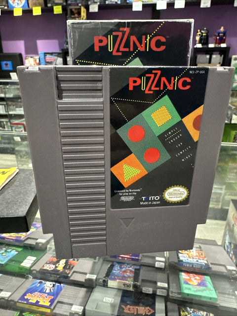 Puzznic (Nintendo Entertainment System, 1990) NES CIB Complete Tested!