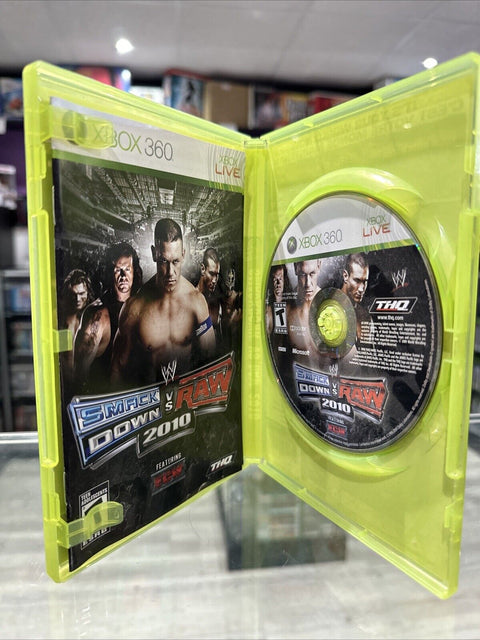 WWE SmackDown vs. Raw 2010 Featuring ECW (Microsoft Xbox 360, 2009) Complete