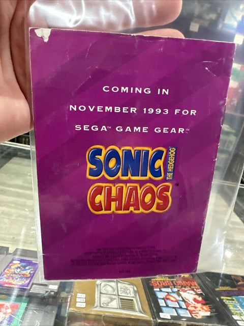 *Manual Only* Jurassic Park- Game Gear - Instruction Booklet