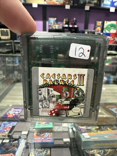 Caesars Palace II (Nintendo Game Boy Color, 1999) GBC Tested