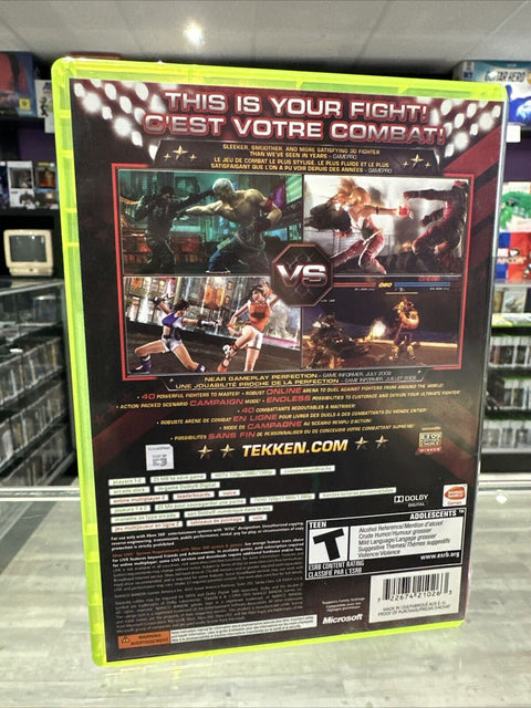 Tekken 6 (Microsoft Xbox 360, 2009) CIB Complete Tested!