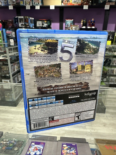 Tropico 5: Limited Special Edition (Sony PlayStation 4, 2015) Complete Tested