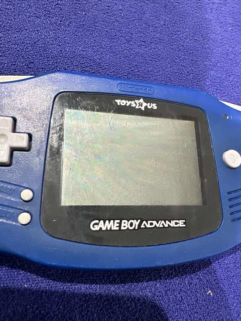 Nintendo Game Boy Advance Toys R Us Edition Blue GBA Complete New Battery Cover