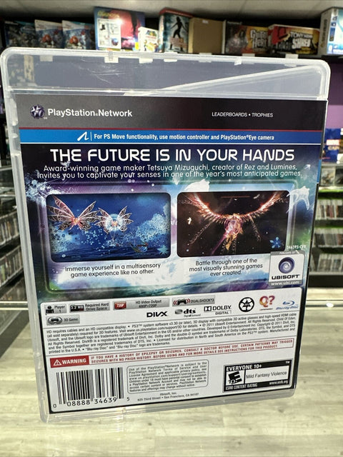 Child of Eden (Sony PlayStation 3, 2011) PS3 CIB Complete Tested!