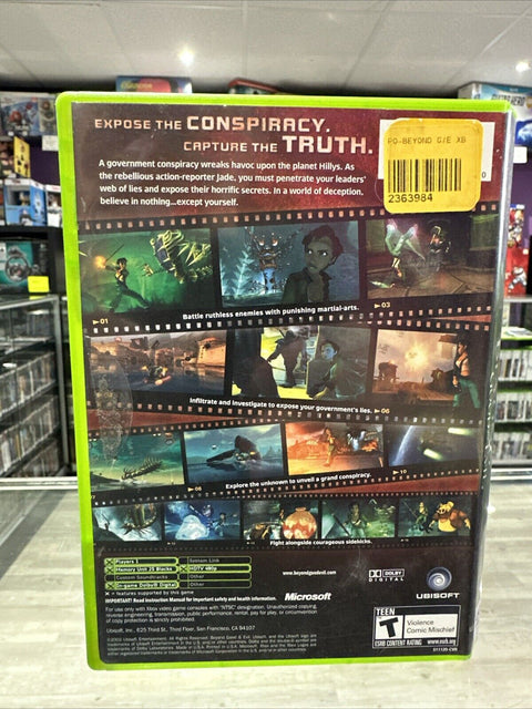 Beyond Good & Evil (Microsoft Origin OG Xbox, 2003) CIB Complete Tested!