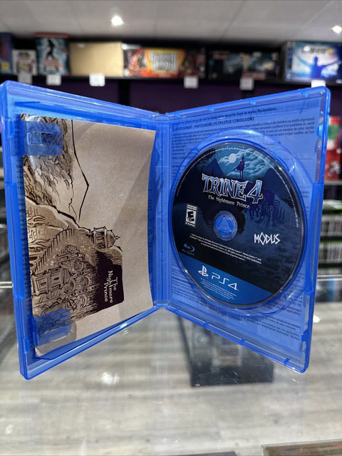 Trine 4: The Nightmare Prince (Sony PlayStation 4 2019) PS4 w/ Map - Tested!