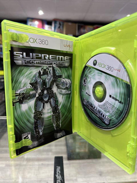 Supreme Commander (Microsoft Xbox 360, 2008) CIB Complete Tested!