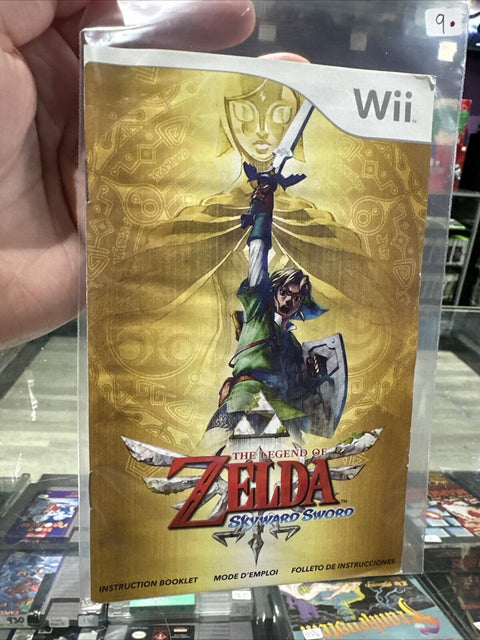 *Manual Only* Legend of Zelda Skyward Sword - Nintendo Wii - Instruction Booklet