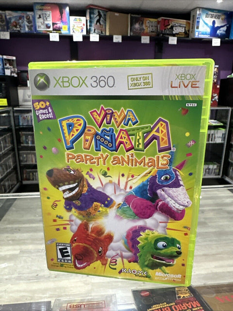 Viva Pinata: Party Animals (Microsoft Xbox 360, 2007) CIB Complete Tested!