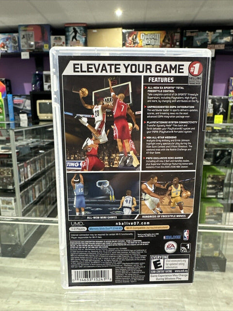 NBA Live 07 (Sony PSP, 2006) CIB Complete Tested!