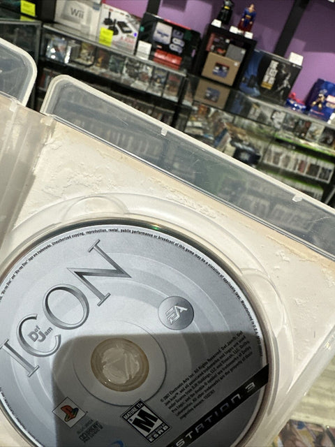 Def Jam: Icon (Sony PlayStation 3, 2007) *Water Damaged Cover* Complete Tested