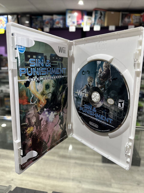 Sin and Punishment: Star Successor (Nintendo Wii, 2010) CIB Complete Tested!