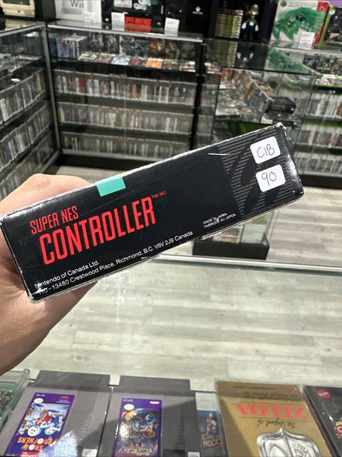 Official OEM Nintendo Super NES SNES Controller CIB w/ Manual - Tested!