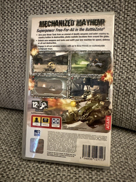 BattleZone (Sony PSP, 2006) - PAL European Version - Complete!