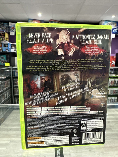 F.E.A.R. 3 Fear 3 (Microsoft Xbox 360, 2011) CIB Complete Tested!