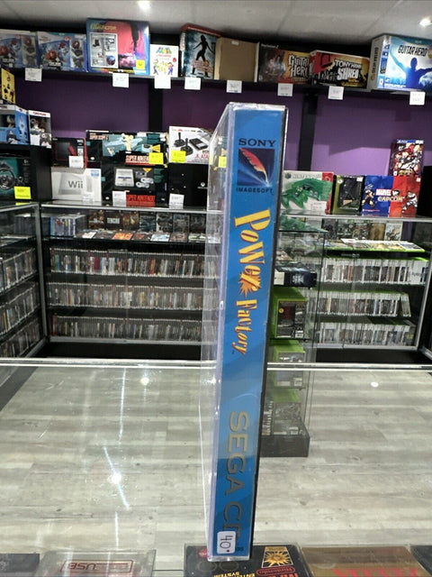 Power Factory Featuring C + C Music Factory (Sega CD, 1992) Case Damage CIB