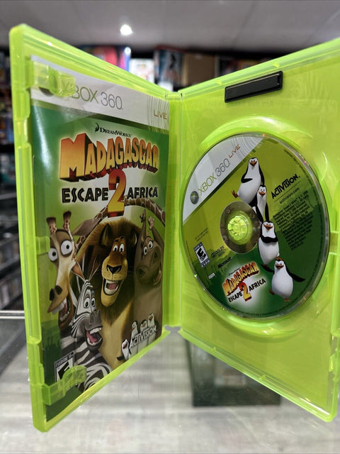 Madagascar Escape 2 Africa - Microsoft Xbox 360 CIB Complete Tested!