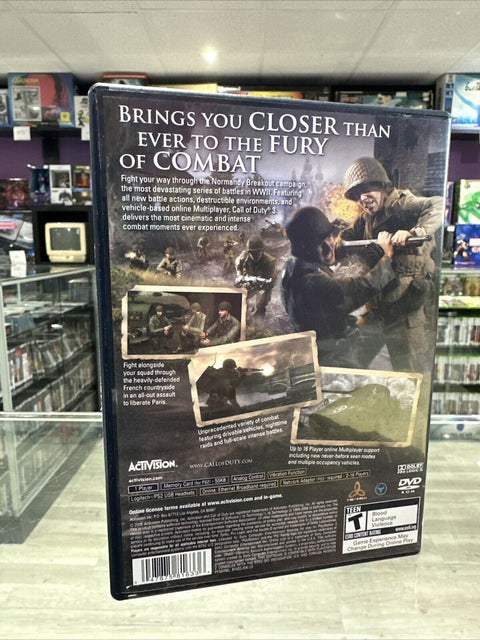 Call of Duty 3 - Sony PlayStation 2 - PS2 CIB Complete Tested!