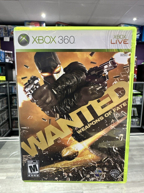 Wanted: Weapons of Fate - XBOX 360 - CIB Complete Tested!
