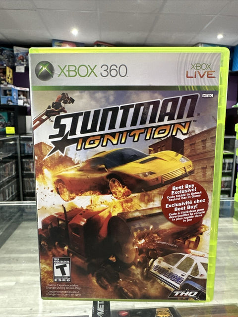 Stuntman: Ignition (Microsoft Xbox 360, 2007) CIB Complete Tested!