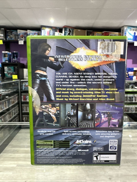 Alias (Microsoft Xbox, 2004) CIB Complete Tested!
