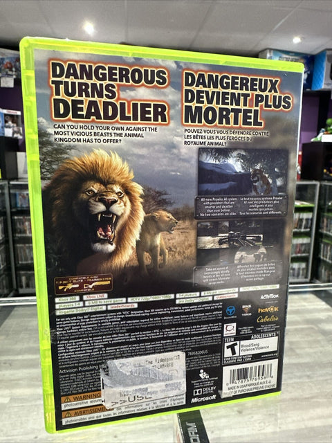 Cabela's Dangerous Hunts 2013 (Microsoft Xbox 360, 2012) CIB Complete Tested