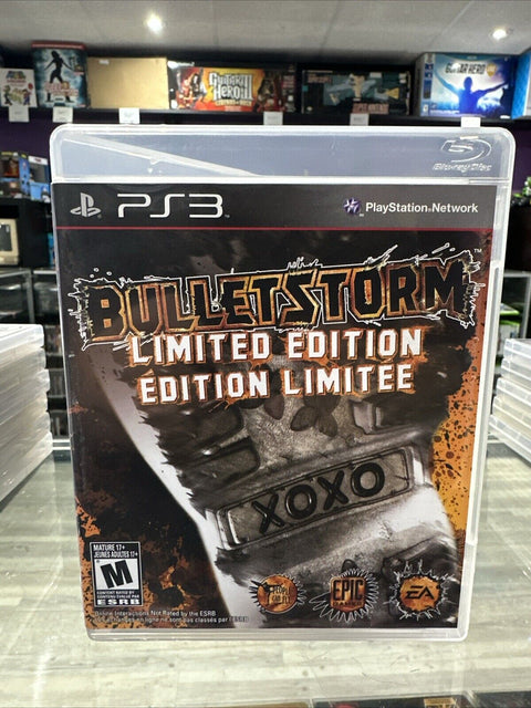 Bulletstorm Limited Edition PS3 (Sony PlayStation 3, 2011) PS3 Complete Tested!