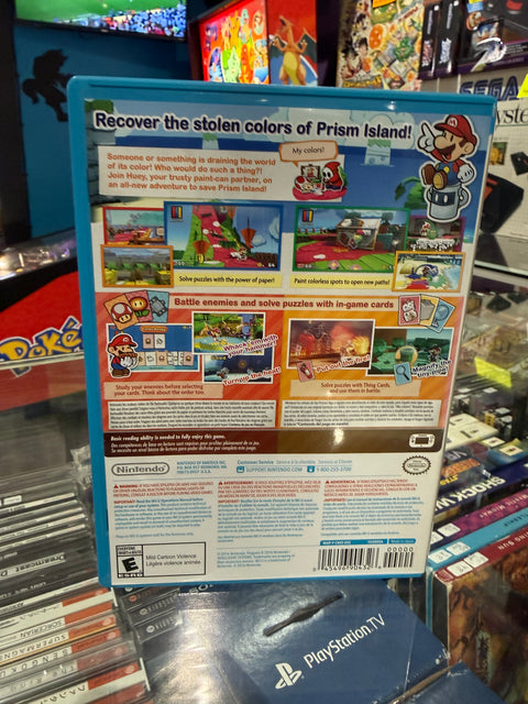 Paper Mario Color Splash - Nintendo Wii U