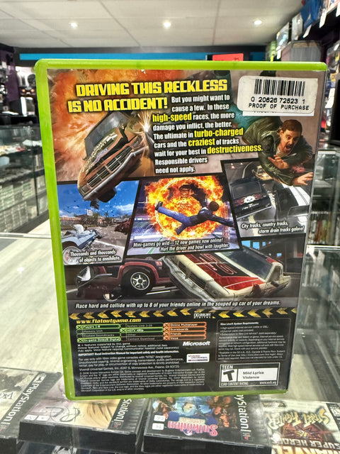 Flatout 2 - Original Xbox OG Xbox - CIB Complete Tested!