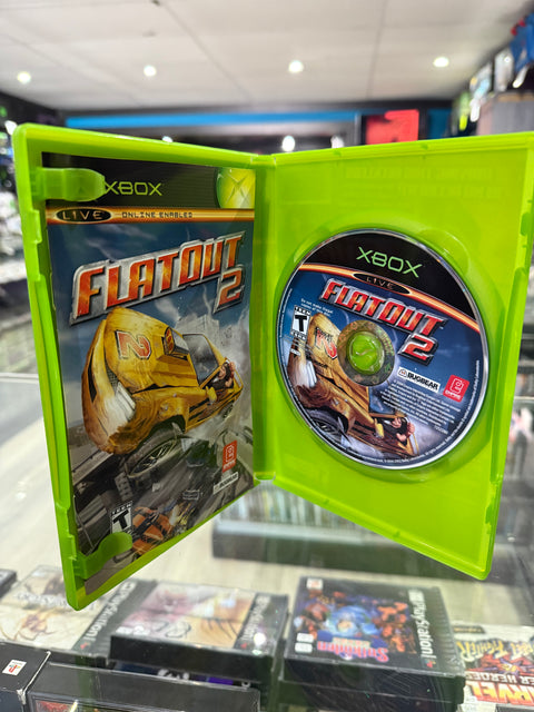 Flatout 2 - Original Xbox OG Xbox - CIB Complete Tested!