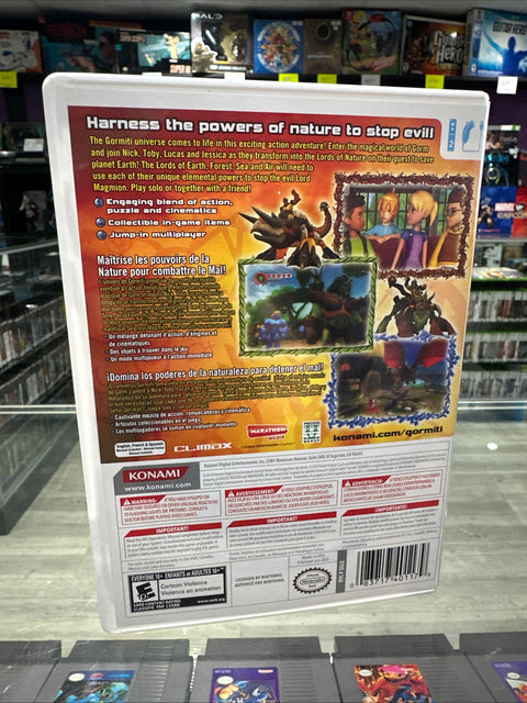 Gormiti: The Lords of Nature! (Nintendo Wii) CIB Complete Tested!